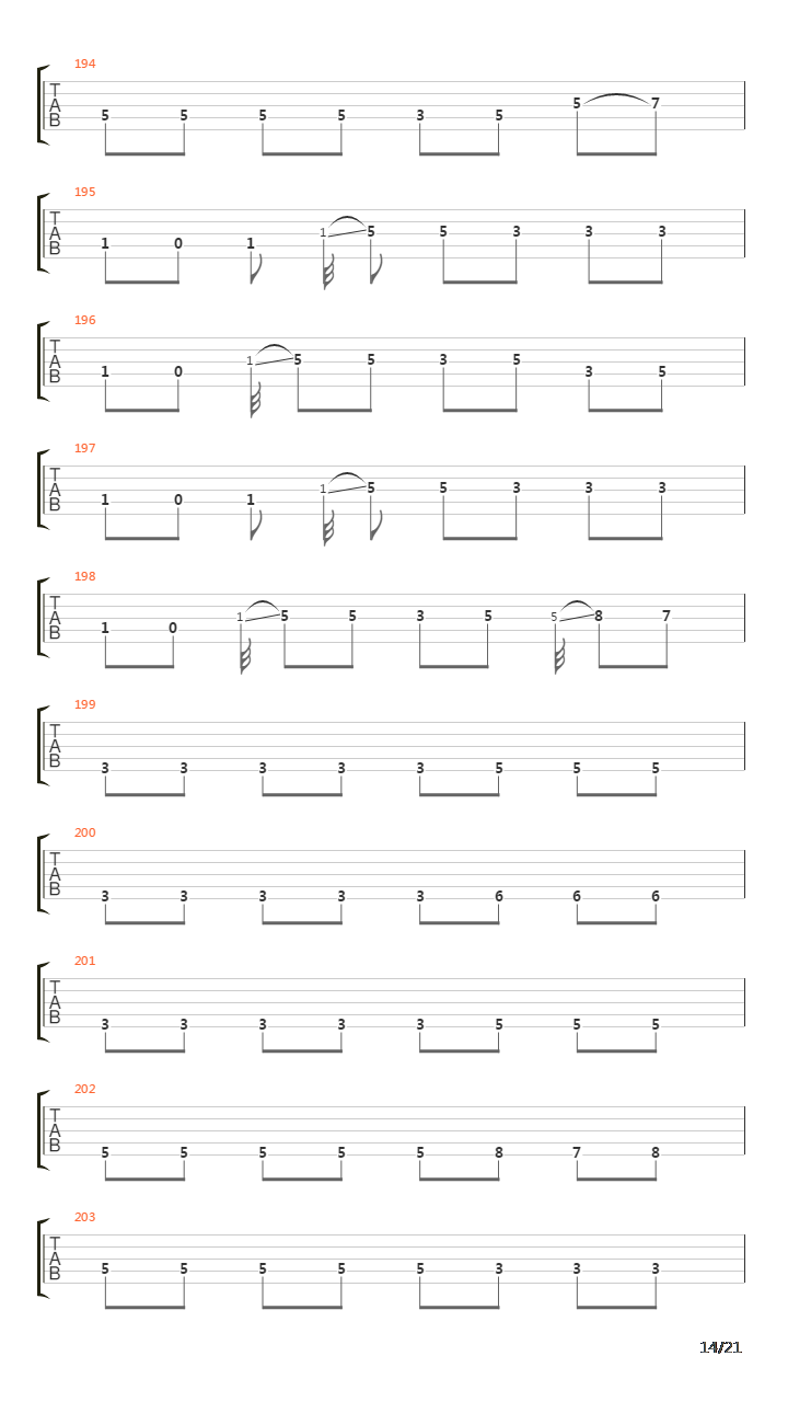 Echo吉他谱