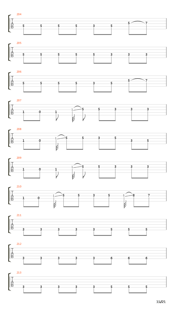 Echo吉他谱