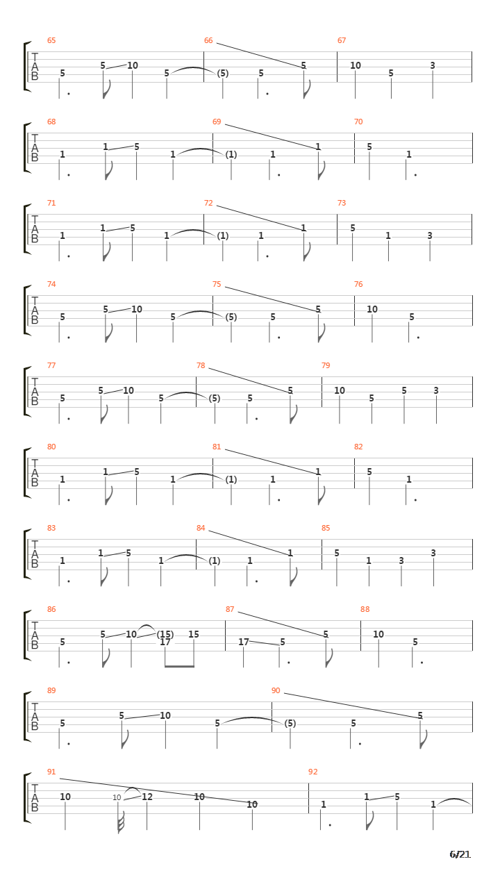 Echo吉他谱