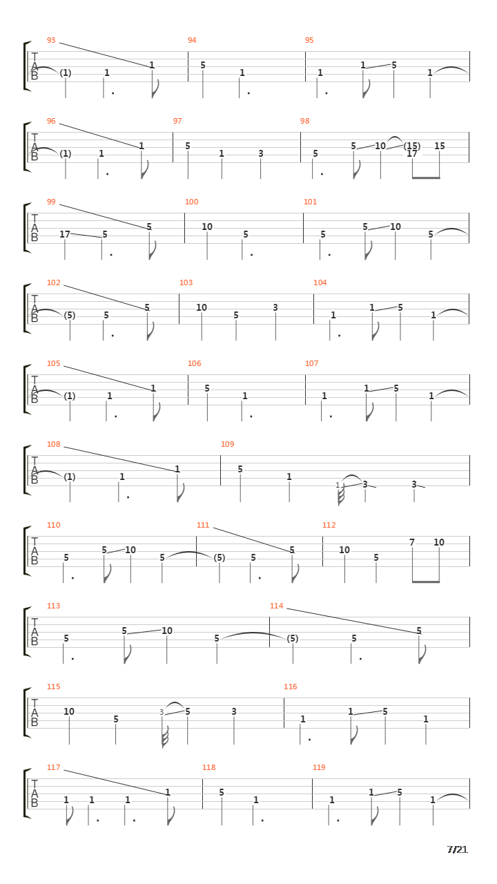 Echo吉他谱