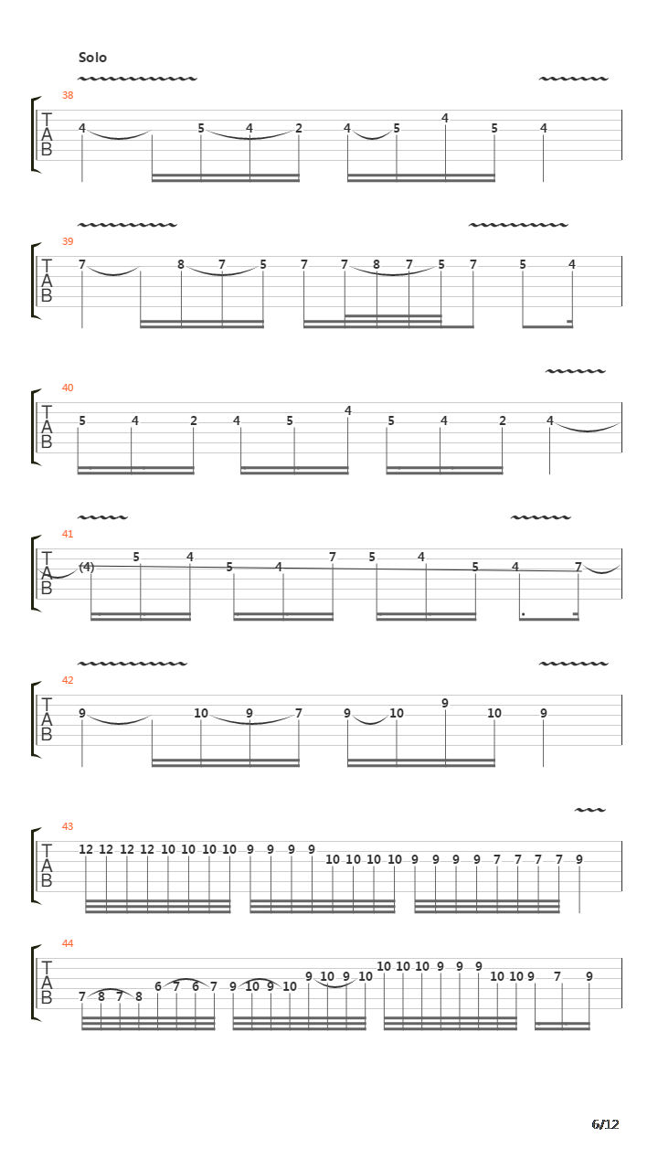 Holocausto吉他谱