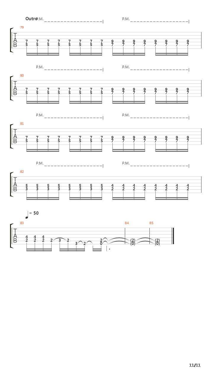 The Plague吉他谱