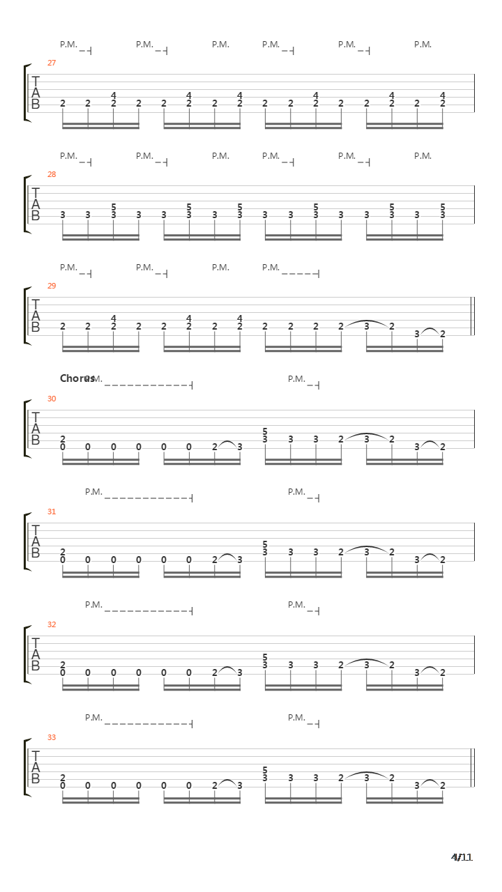 The Plague吉他谱