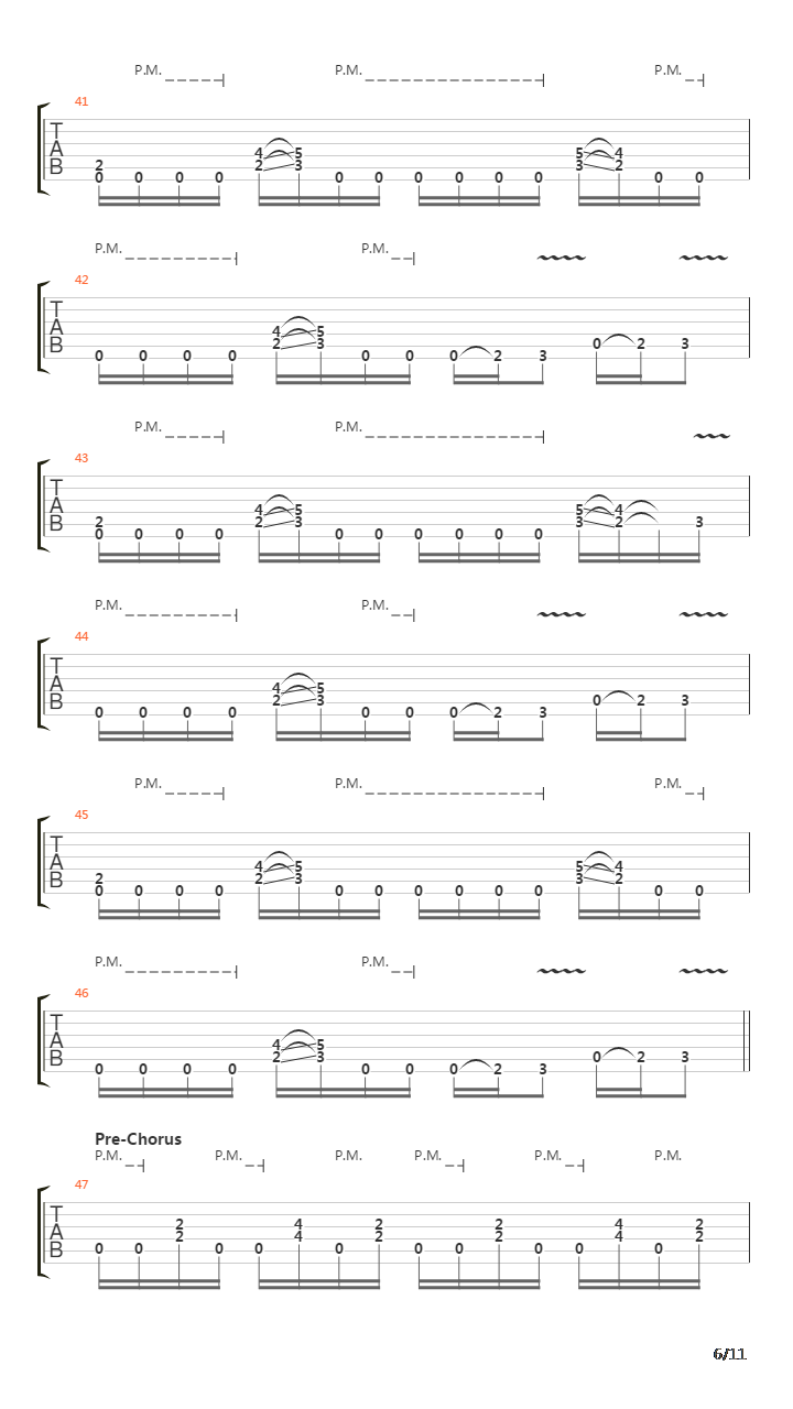 The Plague吉他谱