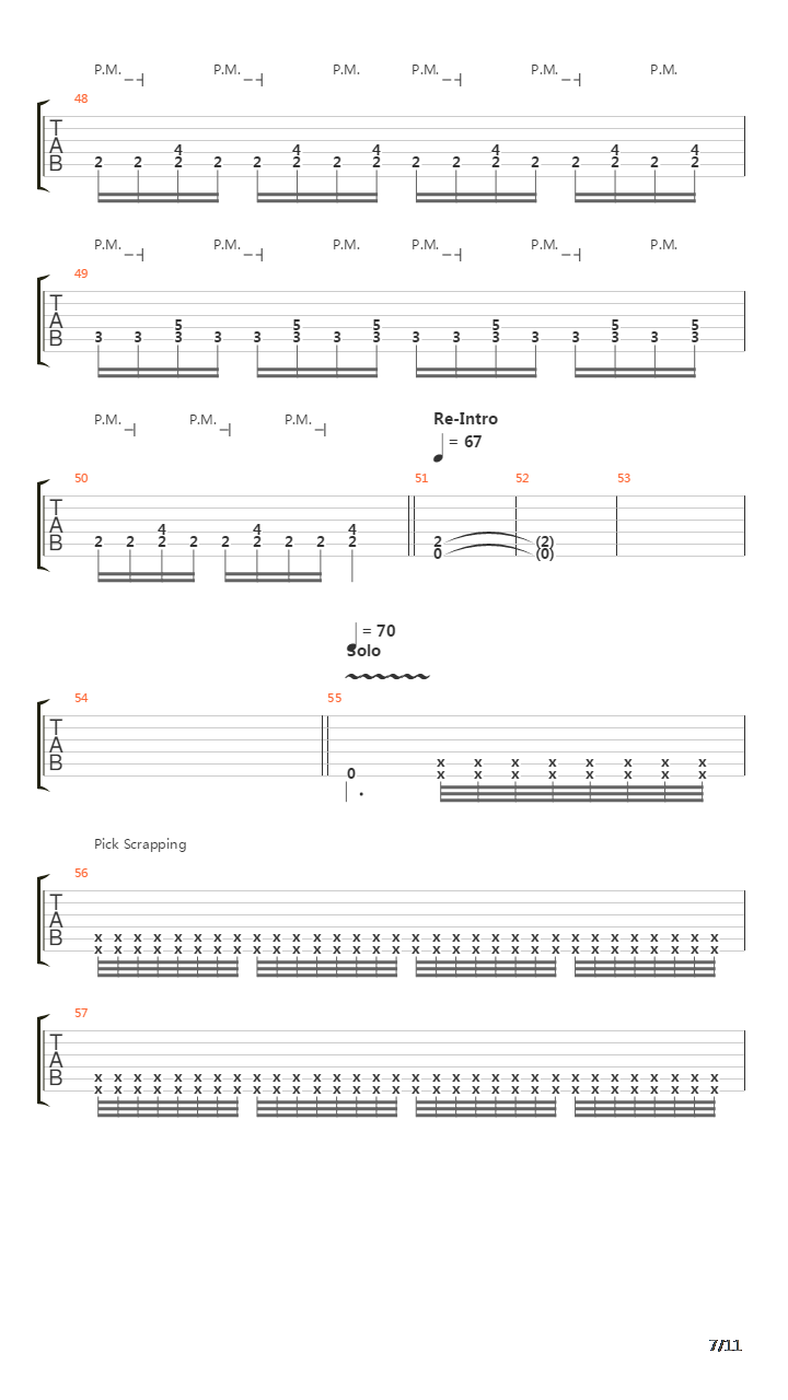 The Plague吉他谱