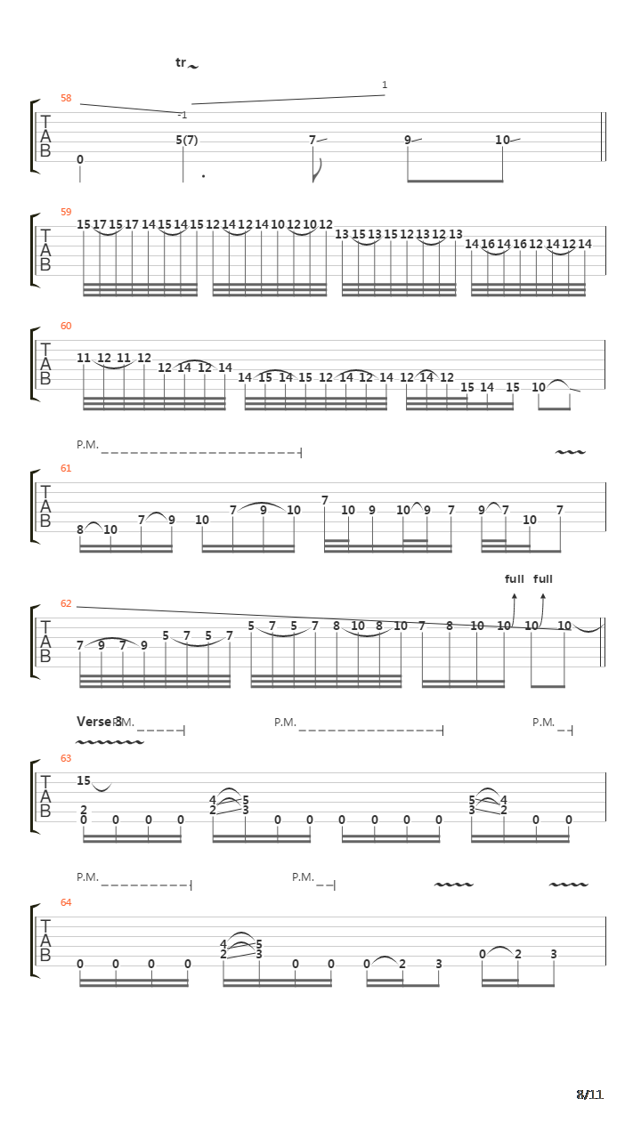 The Plague吉他谱