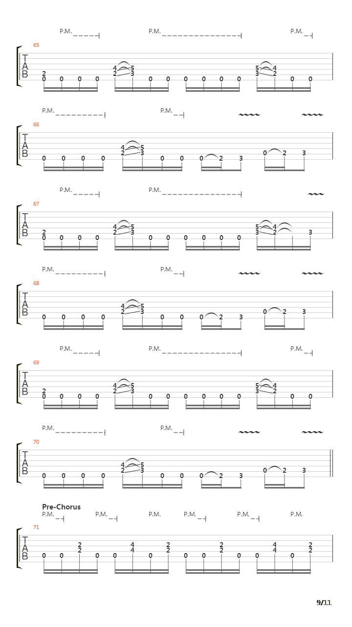 The Plague吉他谱