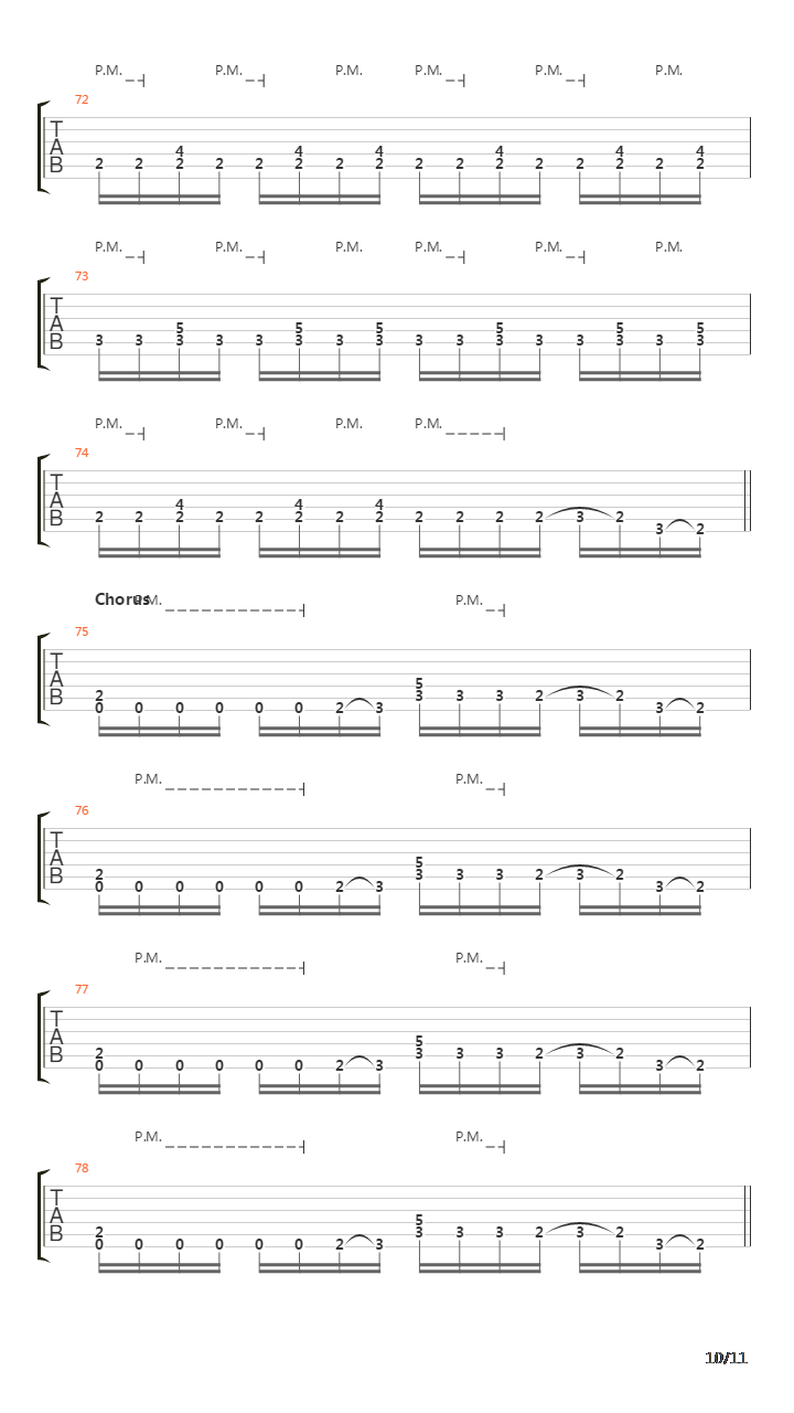 The Plague吉他谱