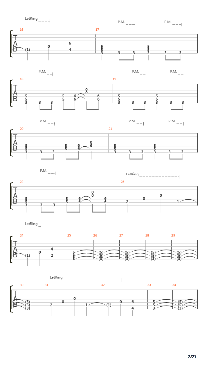 An Epilogue To Infinity吉他谱