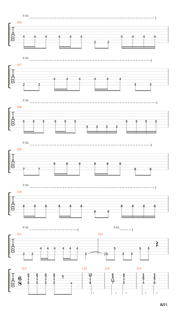 An Epilogue To Infinity吉他谱