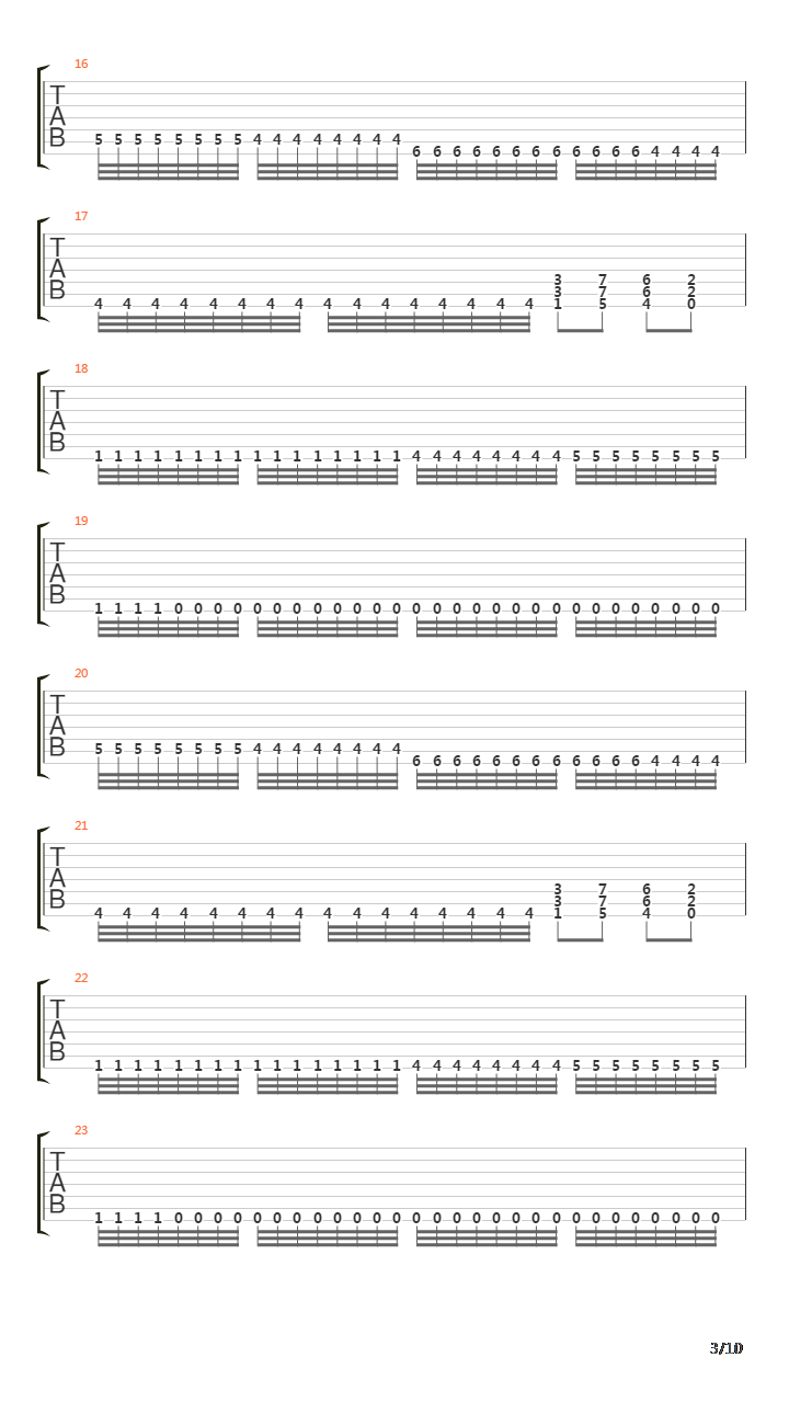 Ode To The Sun吉他谱