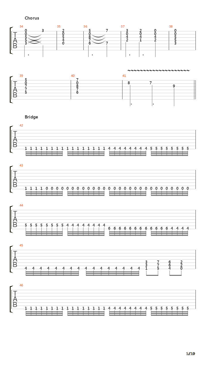 Ode To The Sun吉他谱