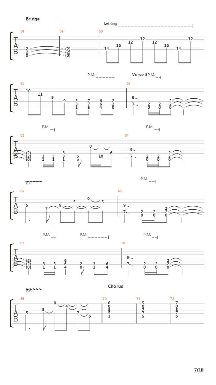 Ode To The Sun吉他谱