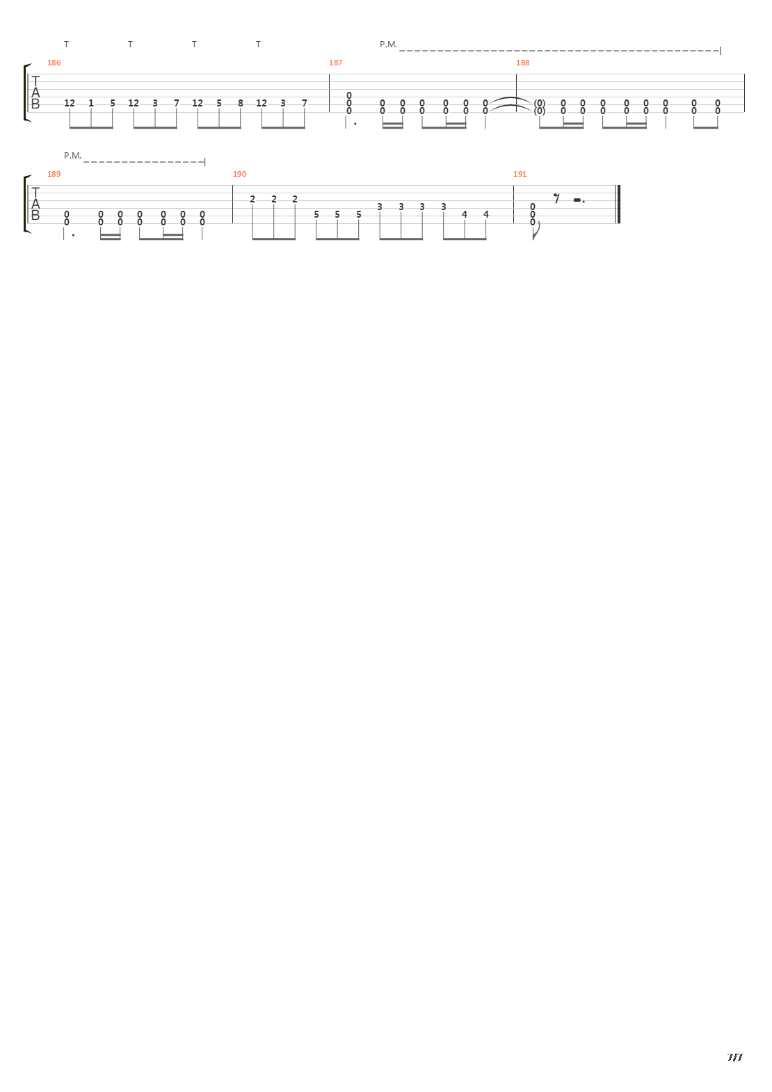 Escape吉他谱