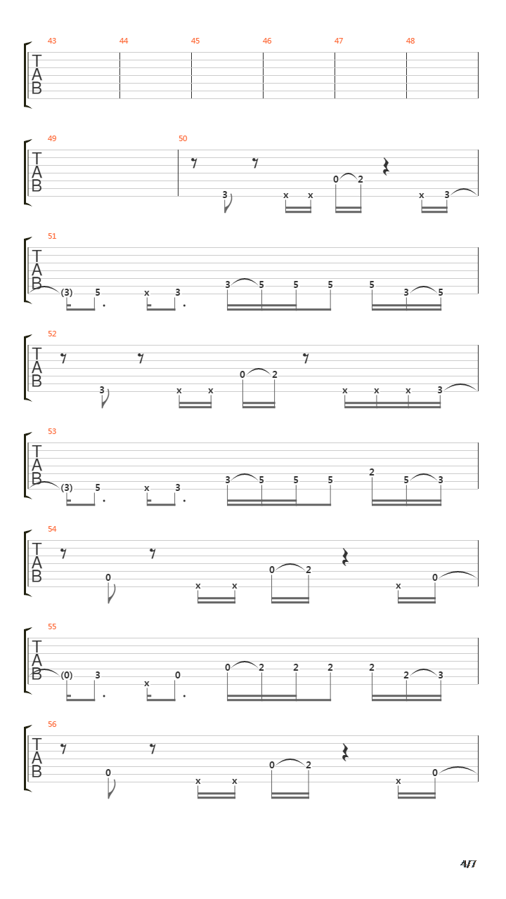 One Curl In Bangkok吉他谱