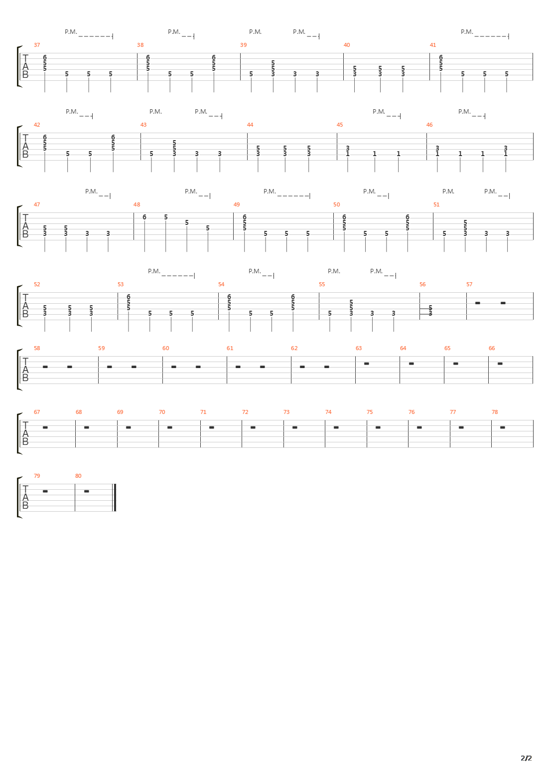 Empty Man吉他谱