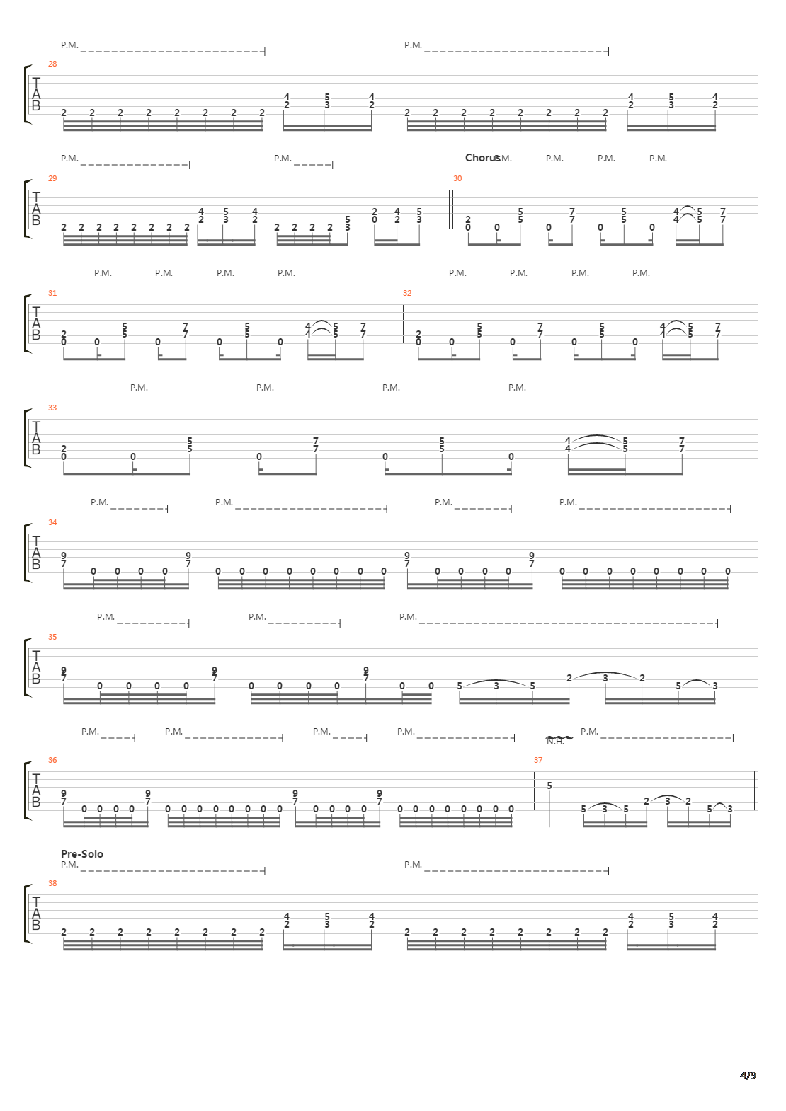 Aod吉他谱