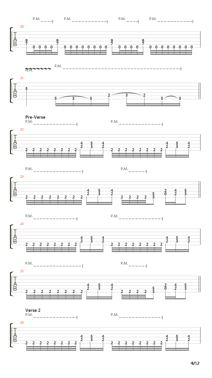 Aod吉他谱