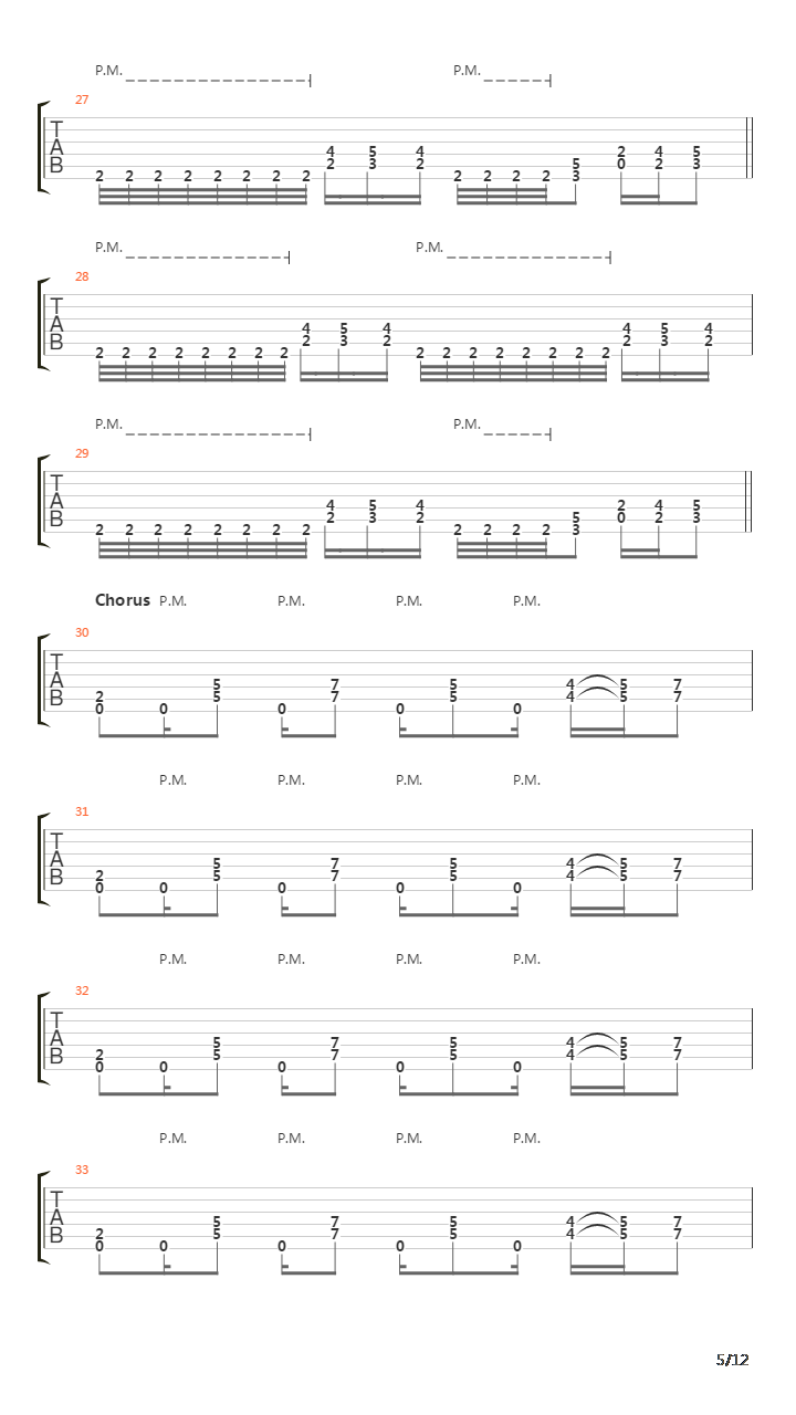 Aod吉他谱