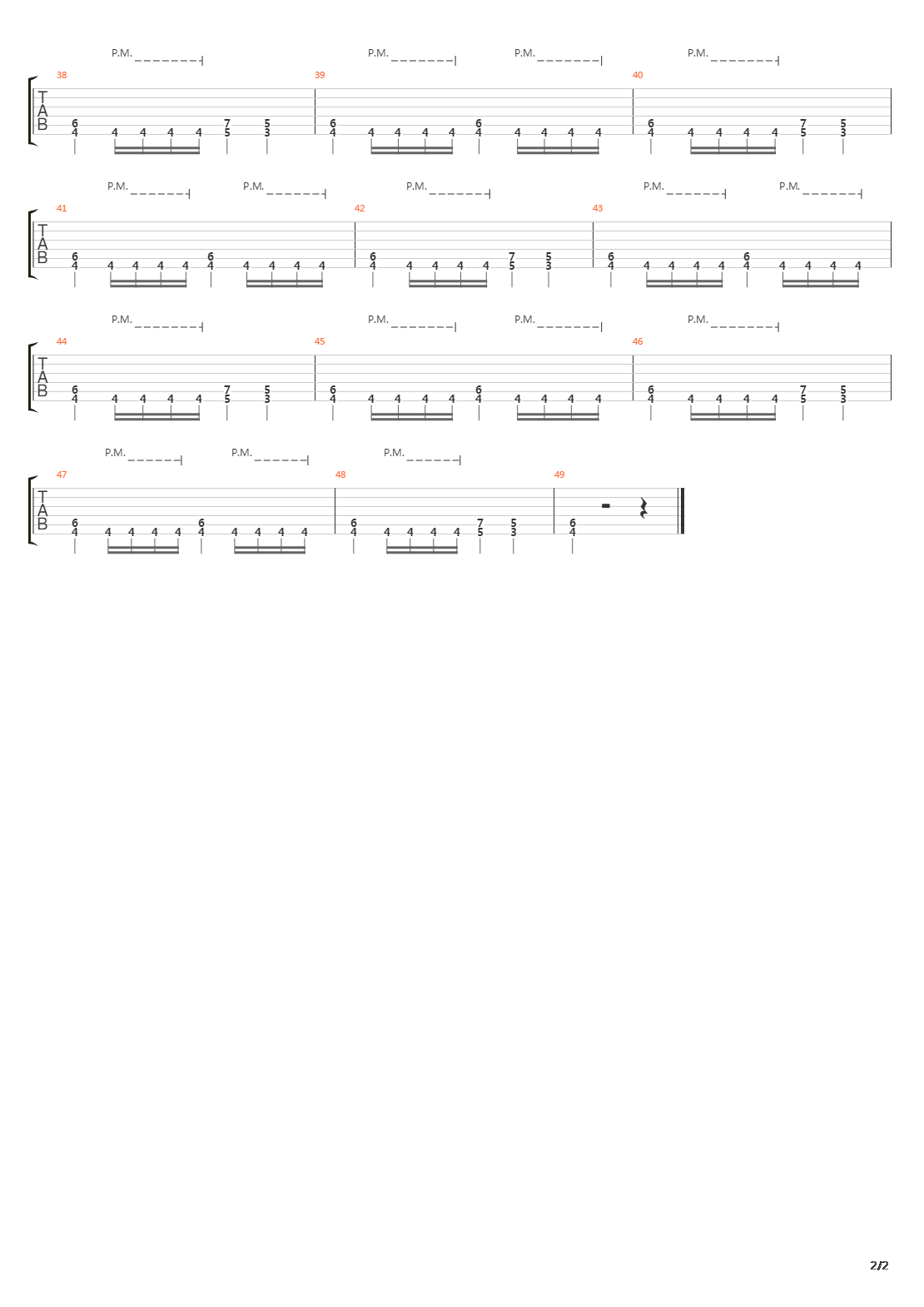 Bleeding Peptic Ulcer吉他谱