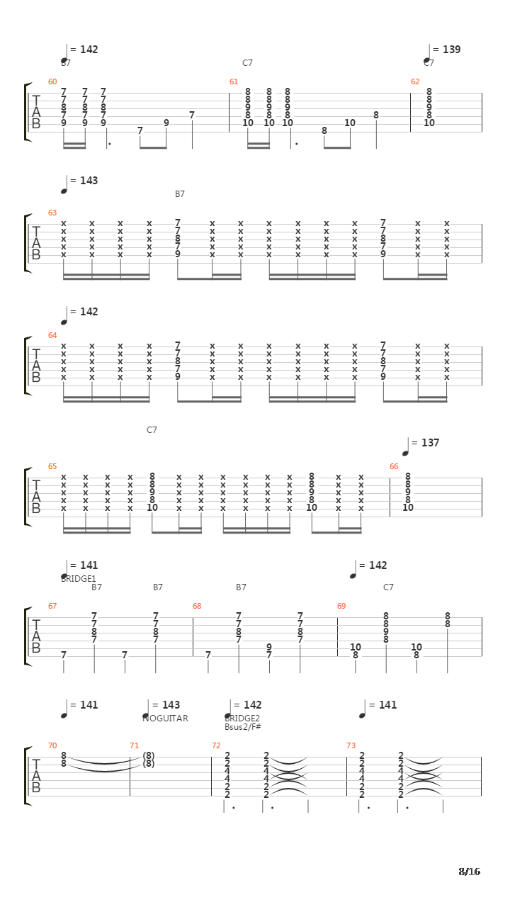 Yyz吉他谱