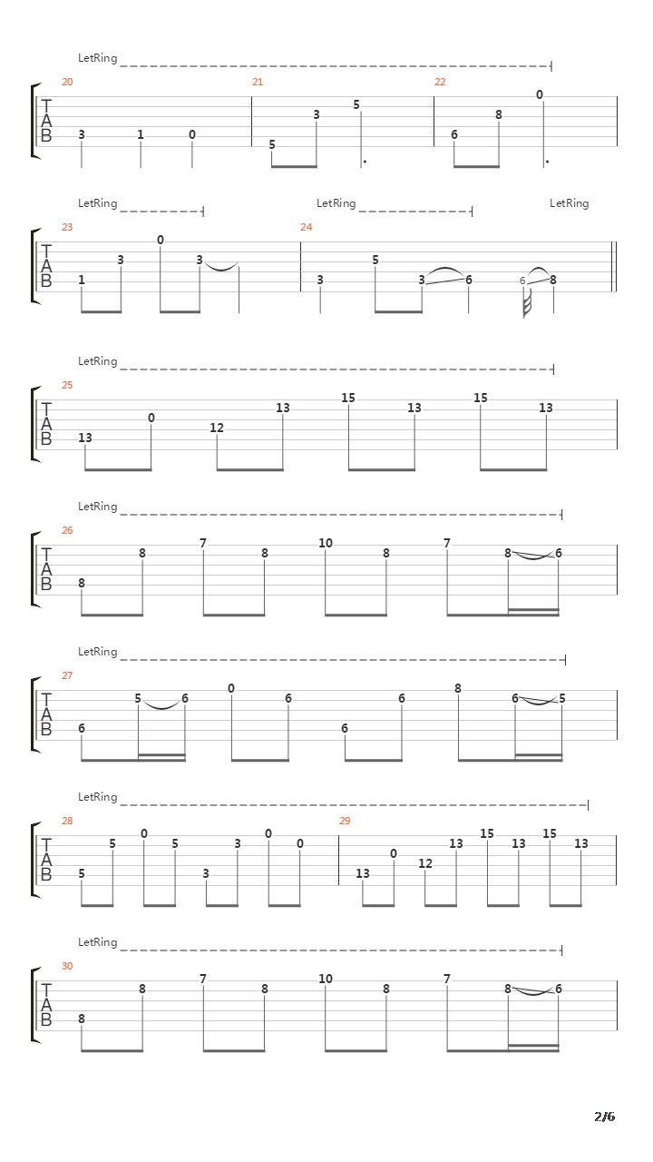 Xavii吉他谱