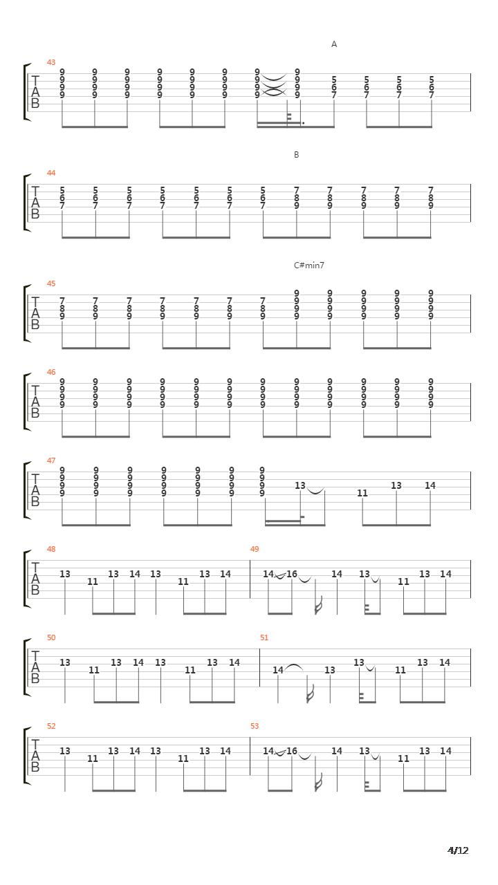 Ser Parte吉他谱