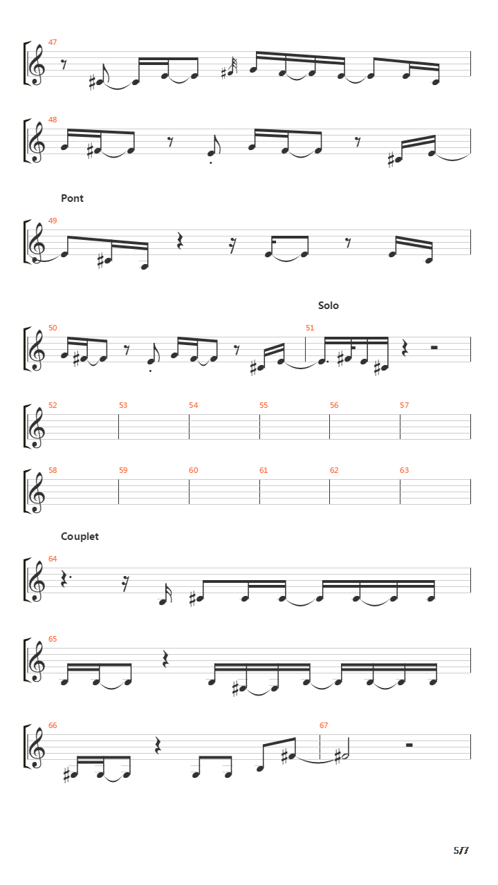 Gotten吉他谱