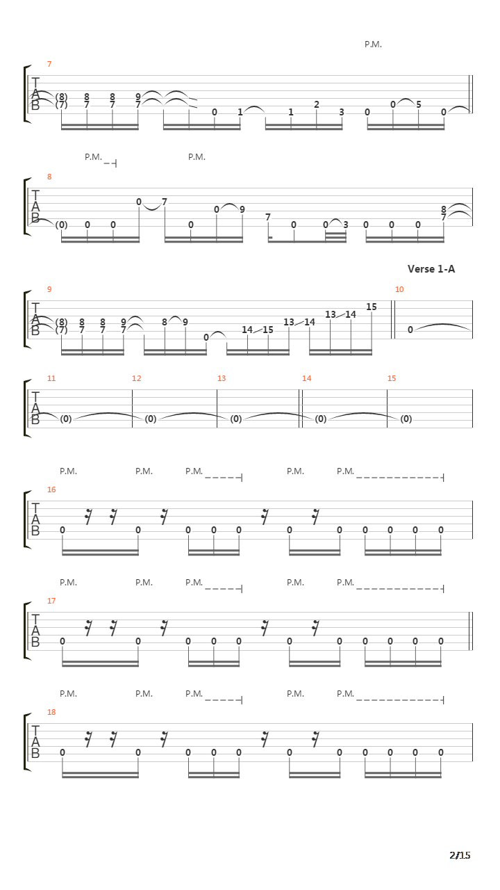 Sectarian吉他谱