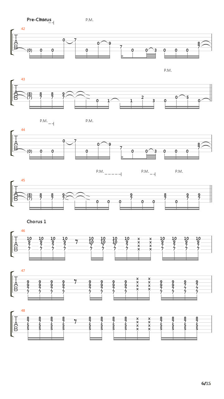 Sectarian吉他谱