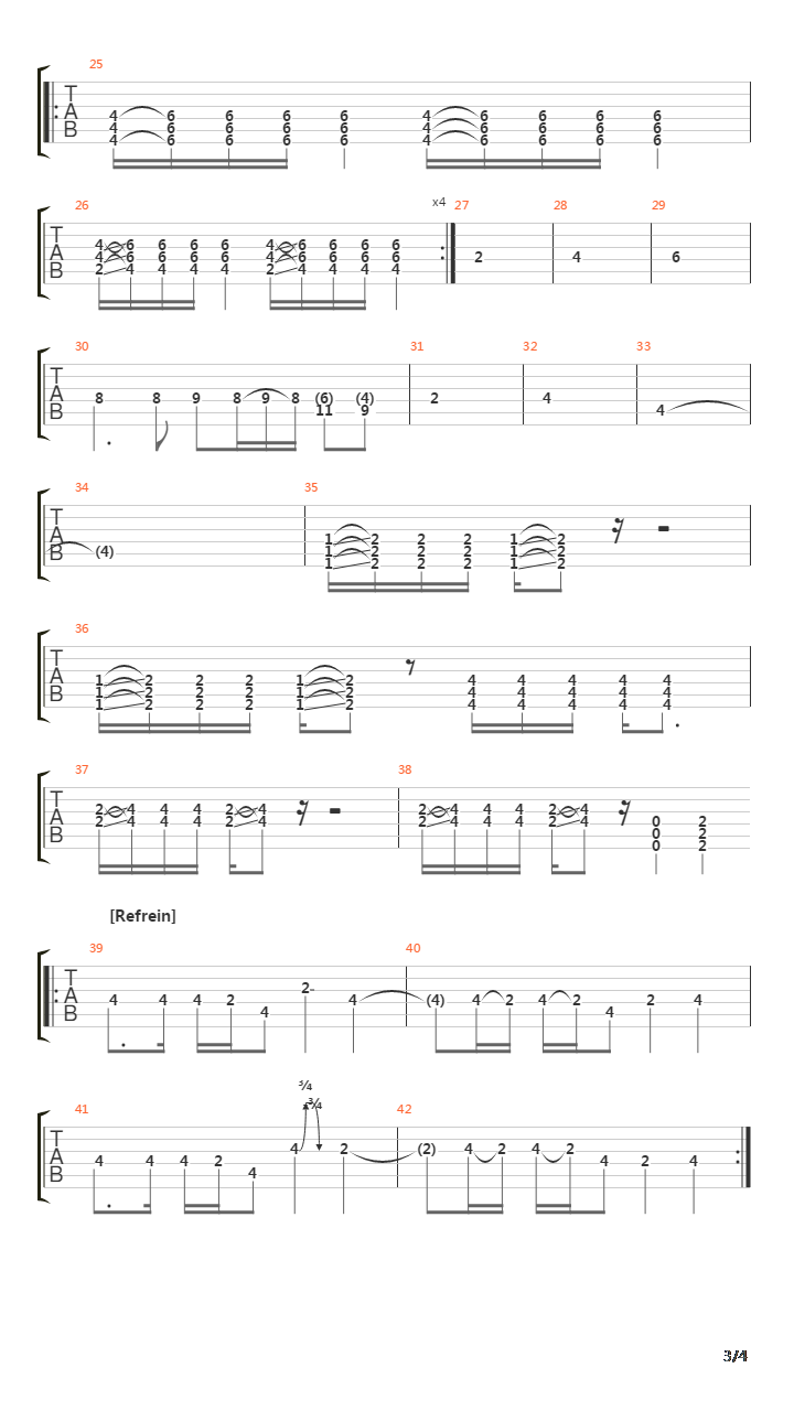 Turn The Tide吉他谱