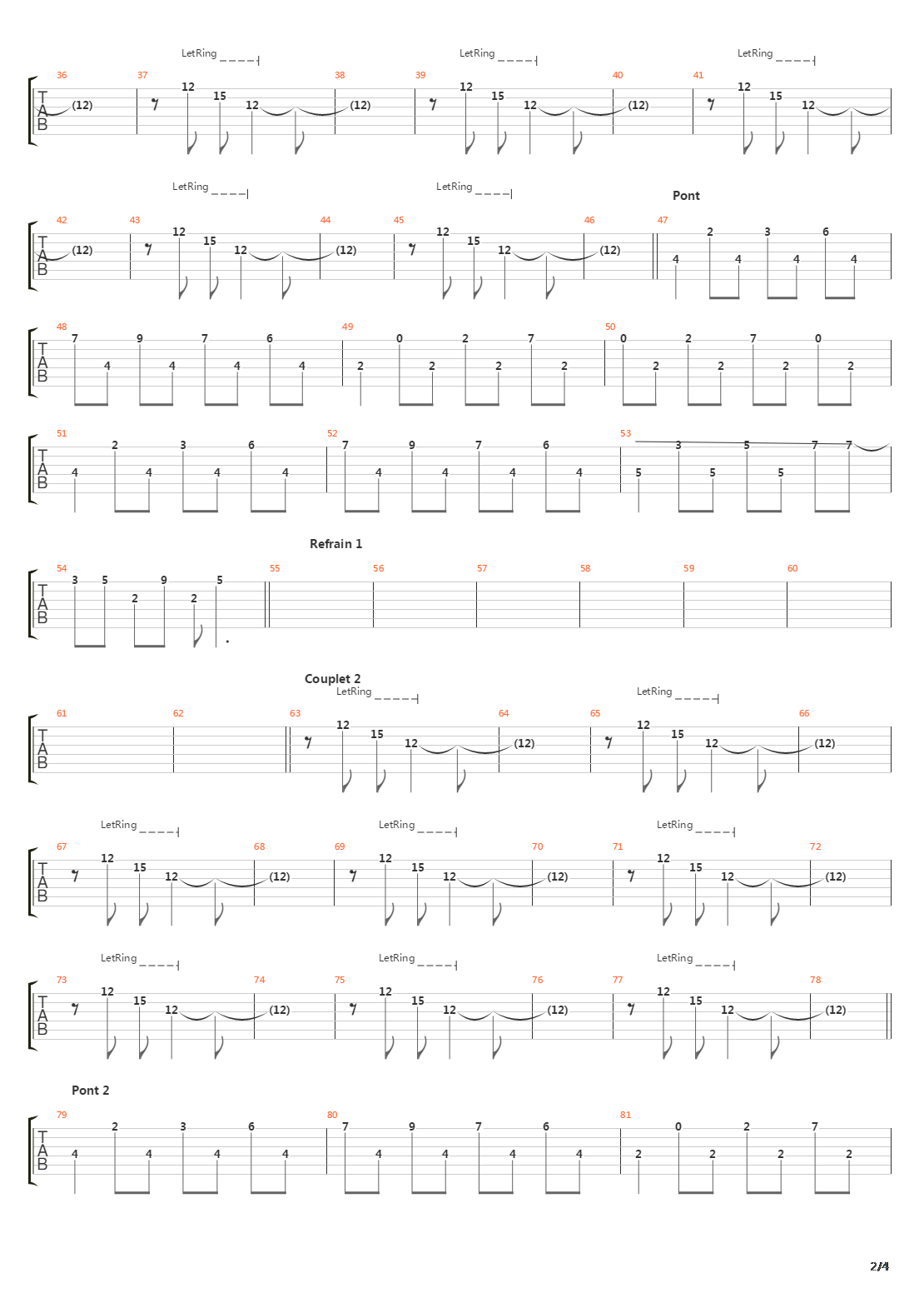 Abyss吉他谱