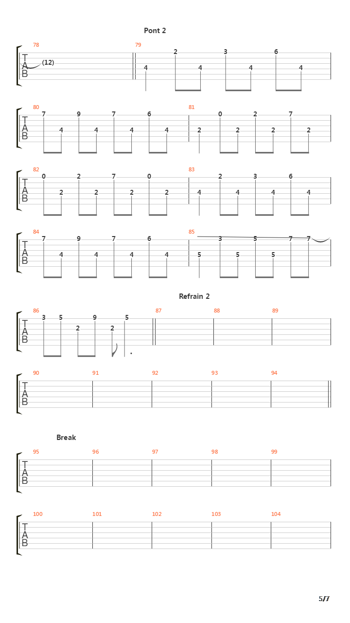 Abyss吉他谱