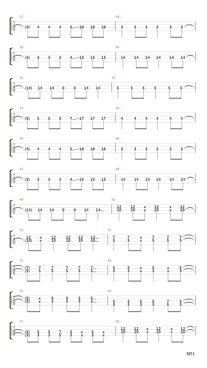 Song About An Angel吉他谱