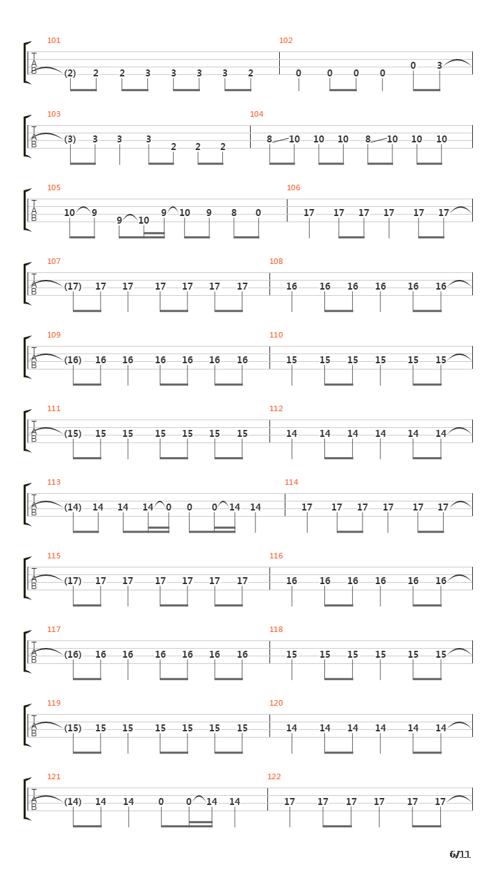 Song About An Angel吉他谱