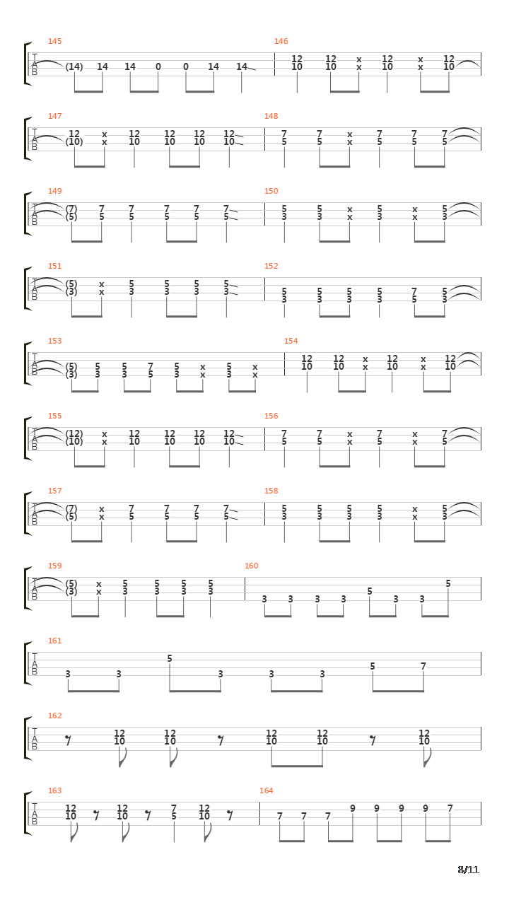 Song About An Angel吉他谱