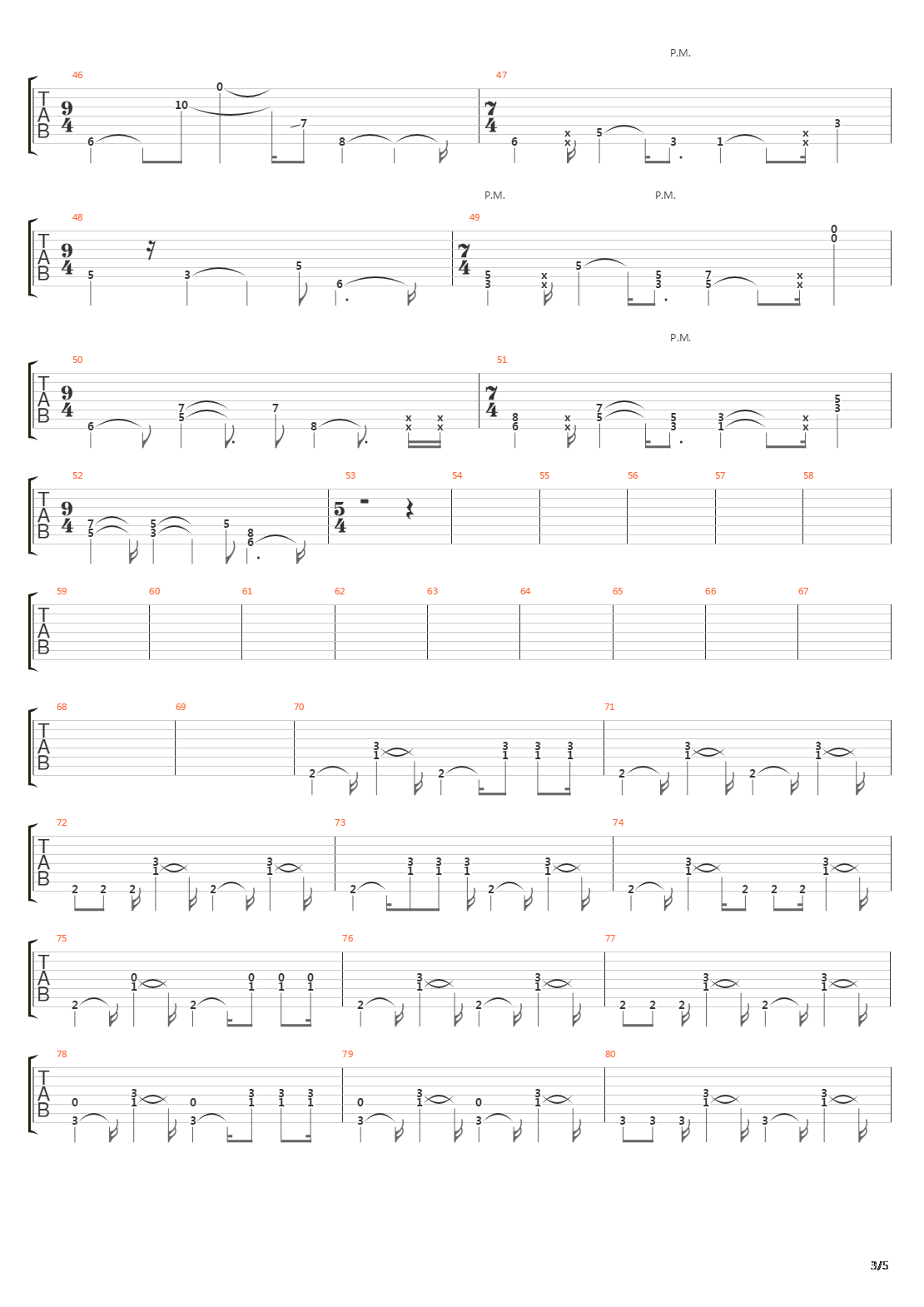 Integration吉他谱