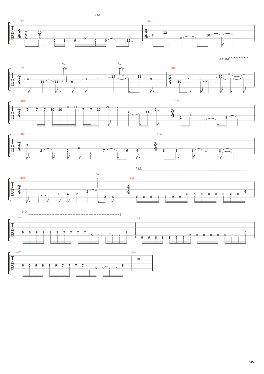 Integration吉他谱