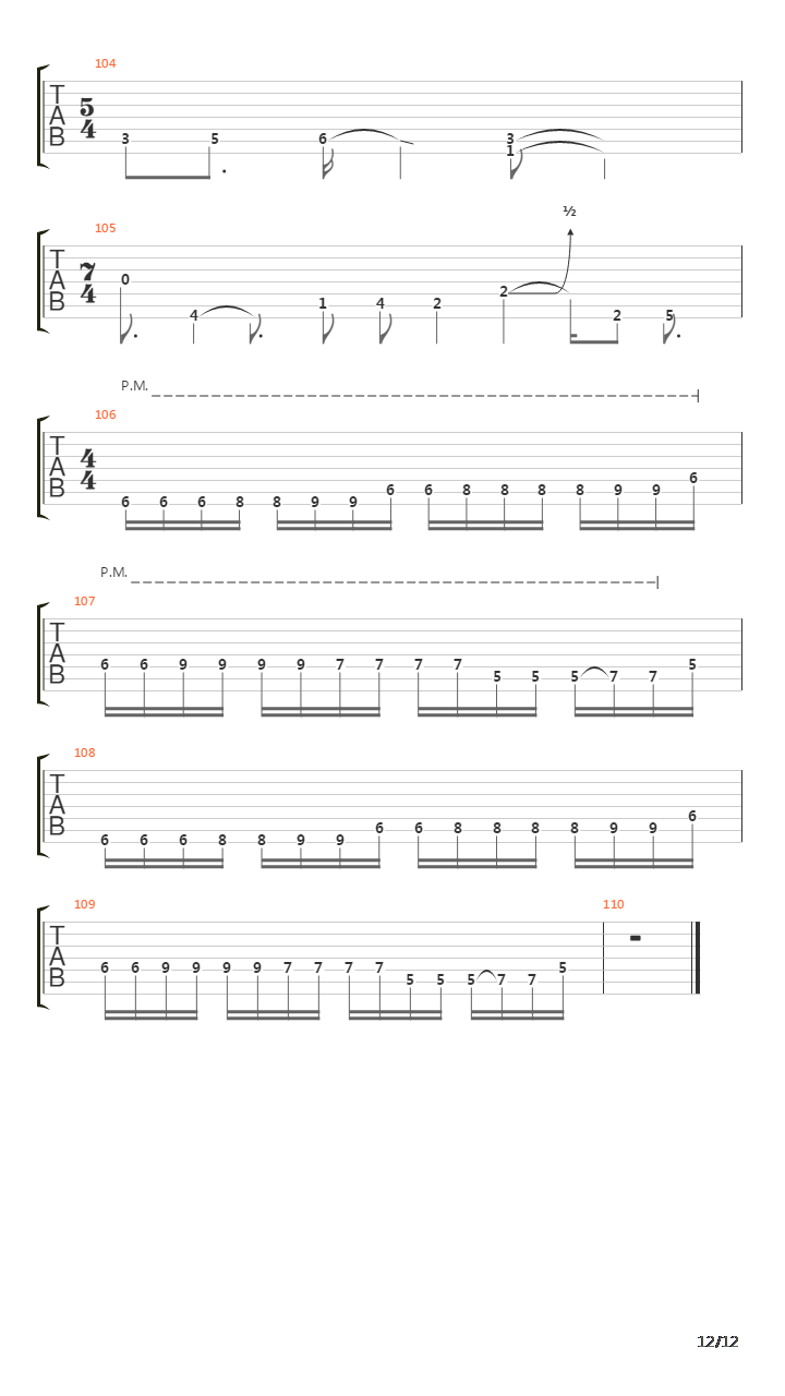 Integration吉他谱