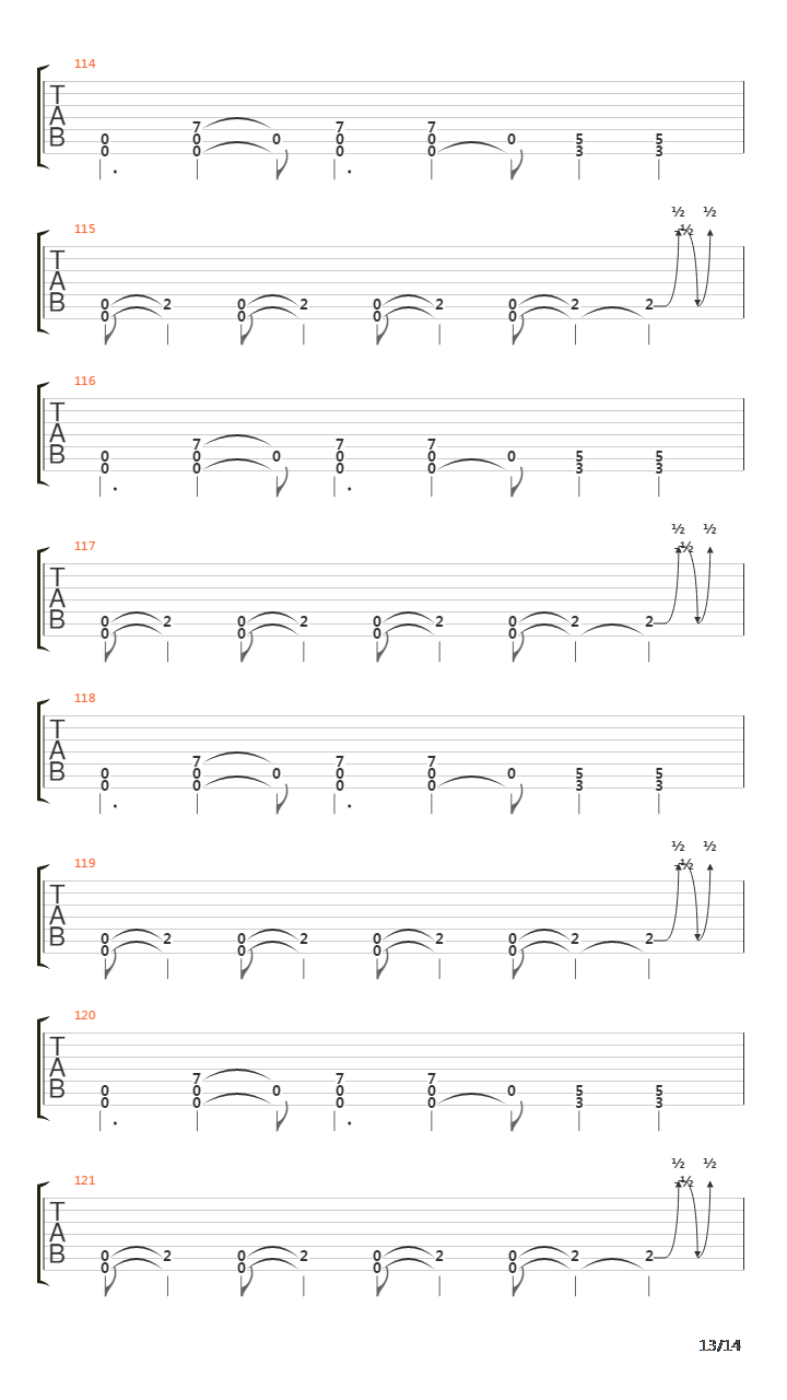 Parabola吉他谱