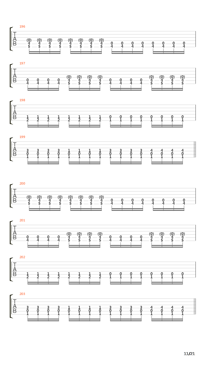 Den Saakaldte吉他谱