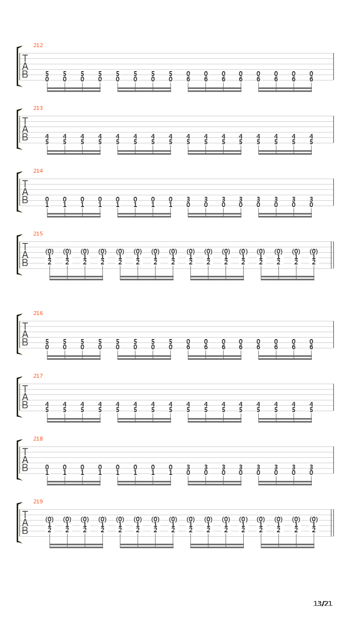 Den Saakaldte吉他谱