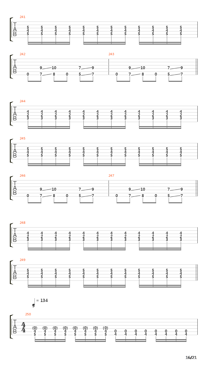 Den Saakaldte吉他谱