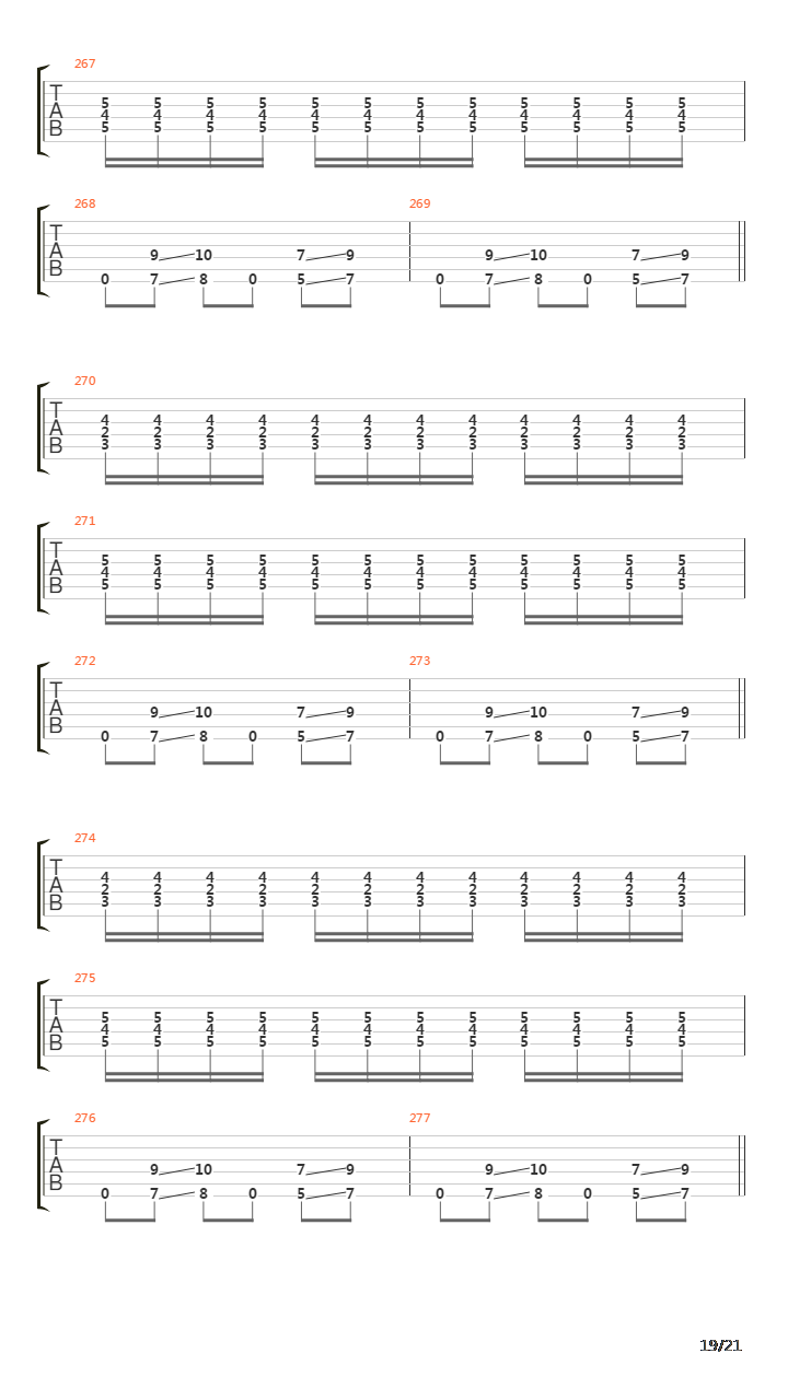 Den Saakaldte吉他谱