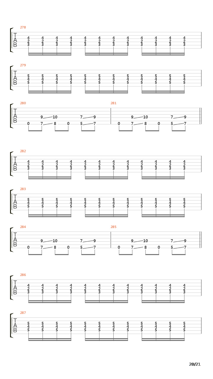 Den Saakaldte吉他谱