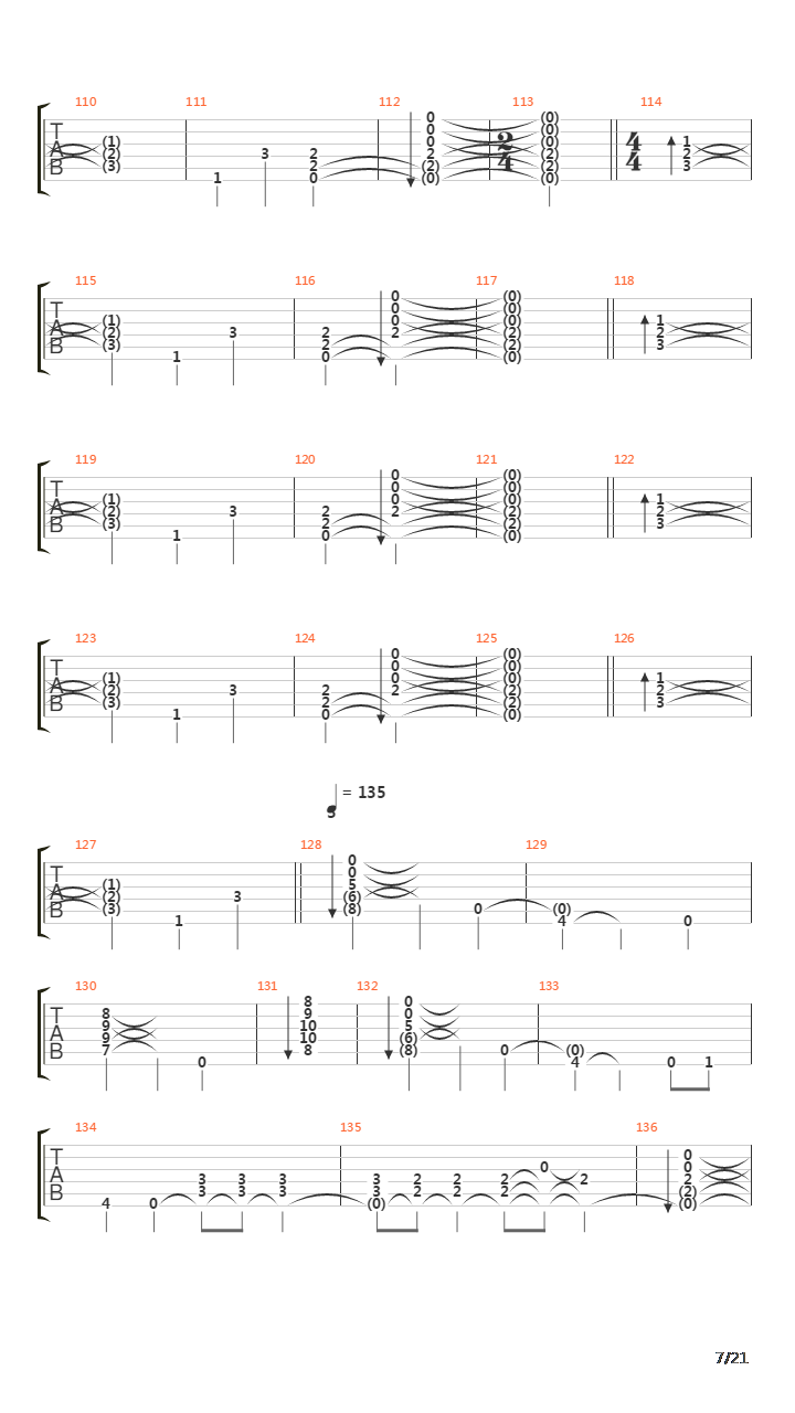 Den Saakaldte吉他谱