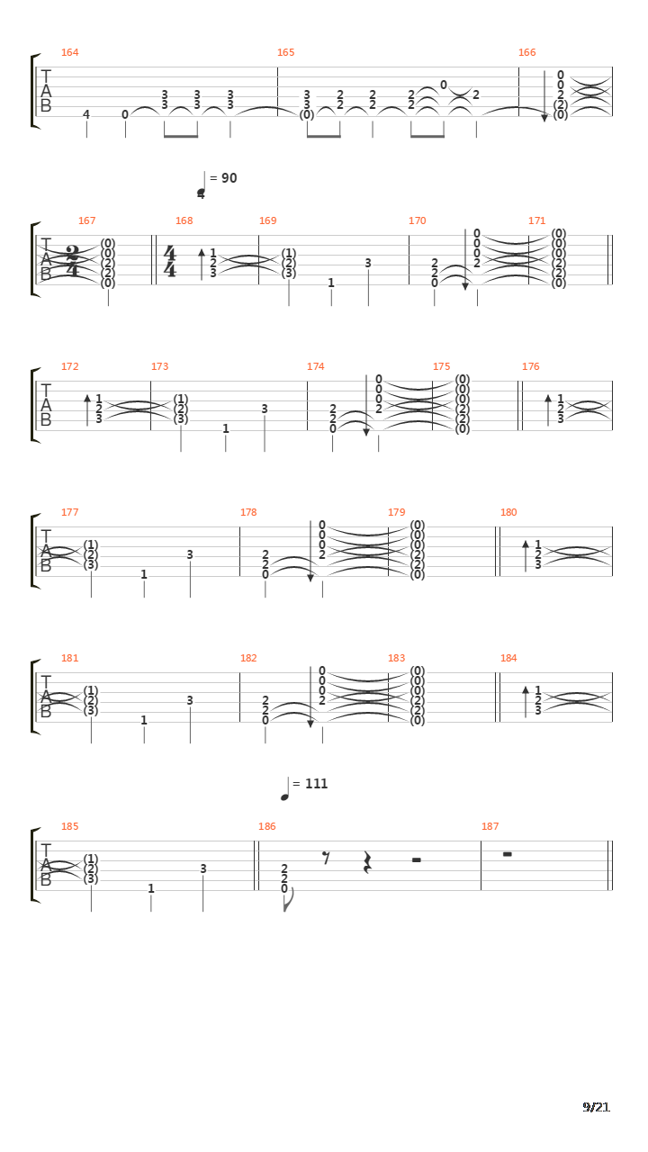 Den Saakaldte吉他谱