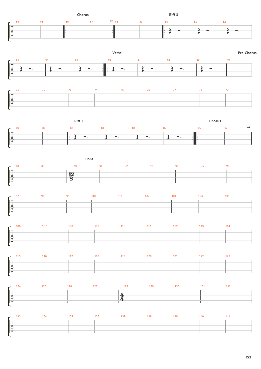 Pillars Of Sand吉他谱