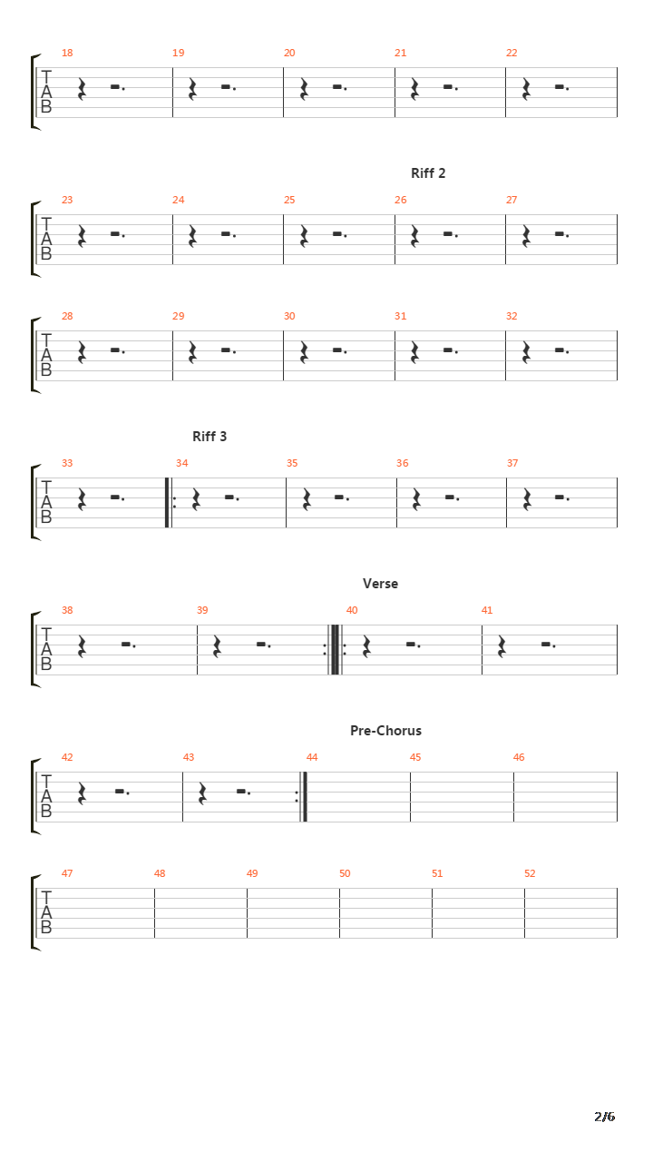 Pillars Of Sand吉他谱