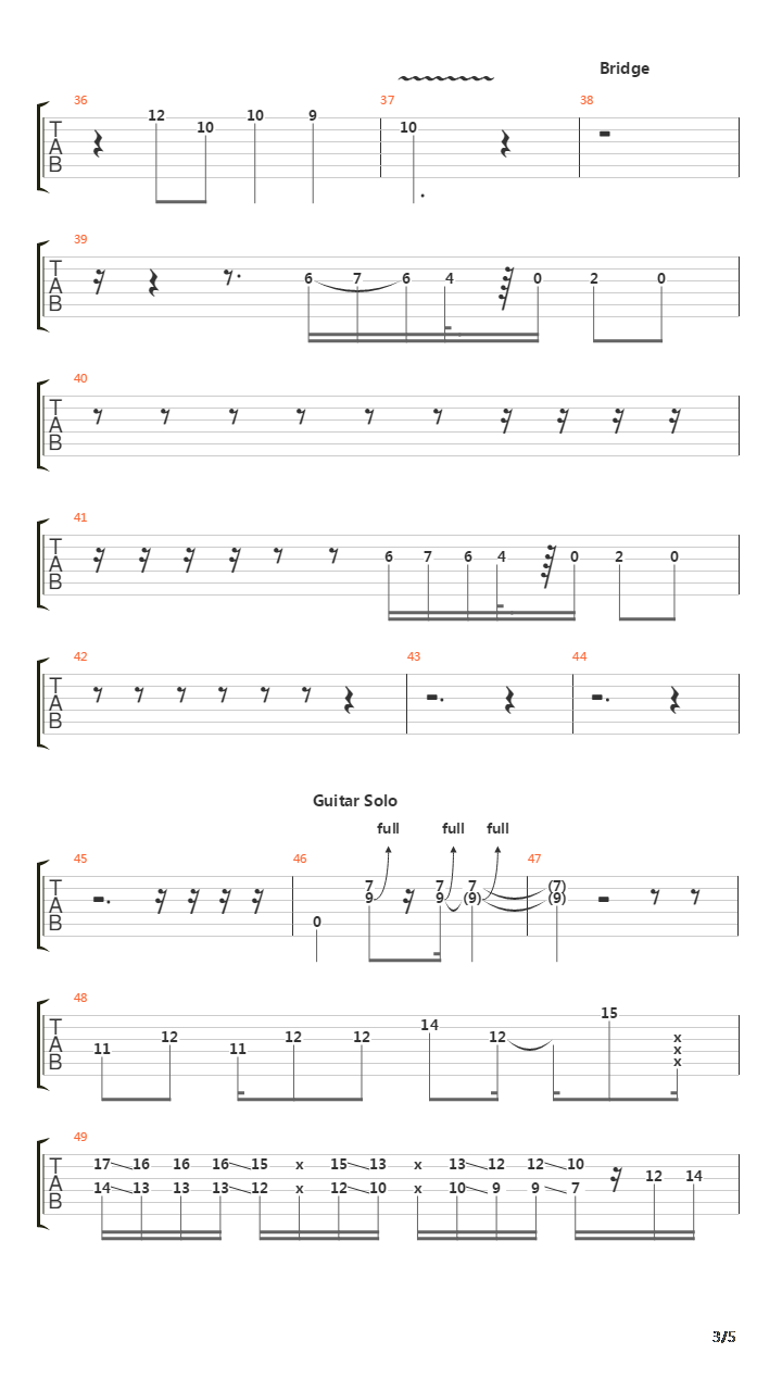 Back To The Shack吉他谱